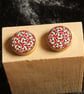 Hand Crafted Ear Studs - Modern Rustic Chic - Image 4