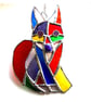 Fox Suncatcher Stained Glass Funky Rainbow - Image 5
