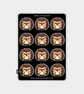 Funny Vinyl Sticker Sheet For Adults - Grumpy Hedgehog - Image 1