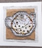 A Wire Pot of Tea. A Handmade Mixed Media Artwork. Perfect for Tea Lovers!!! - Image 1