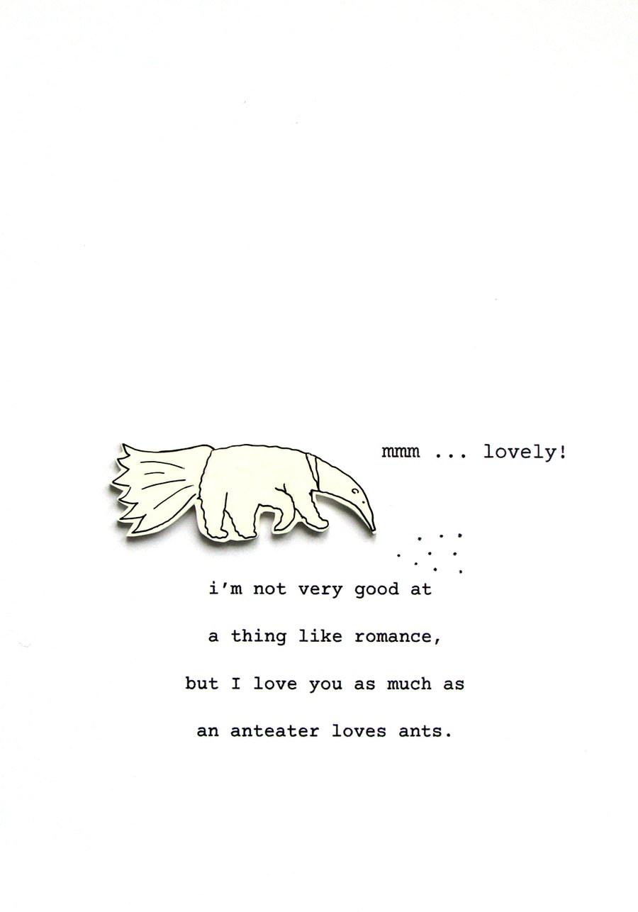 love card - anteater love