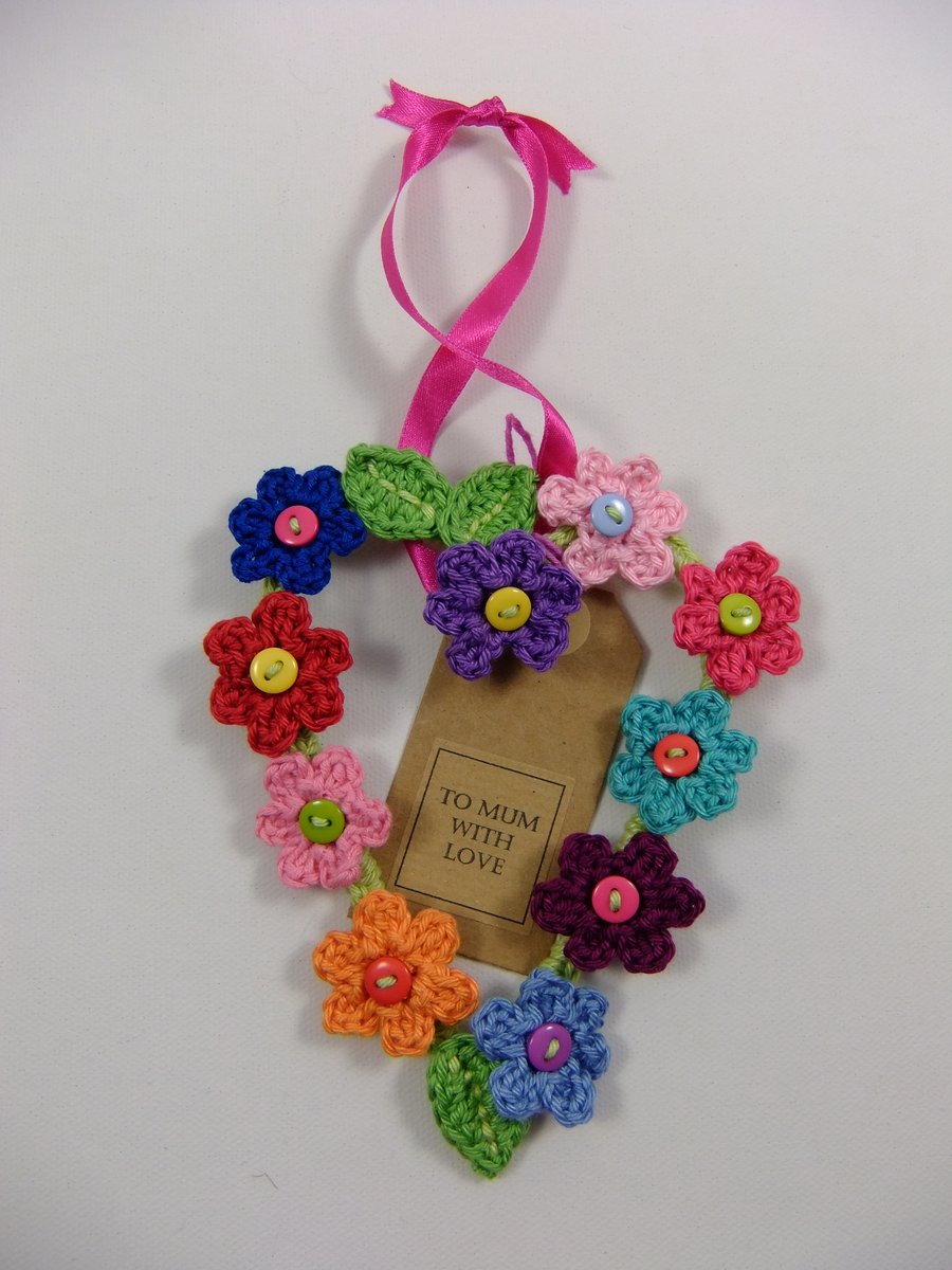 Floral Heart Hanger