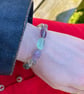 Fluorite Bracelet, Gemstone Beaded Bracelet, - Image 2