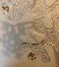 Large fused glass handmade snowflake - Image 3