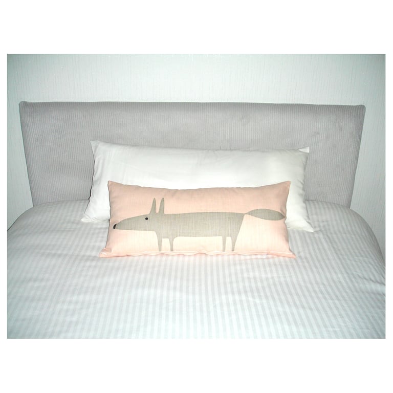 60" Body Pillow Cover White Stripes 5ft x 19" Cotton Sateen Thread Ct King Size