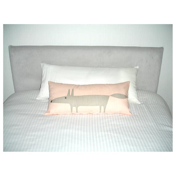 60" Body Pillow Cover White Stripes 5ft x 19" Cotton Sateen Thread Ct King Size