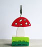 Memo holder - Toadstool, Mushroom - Image 1