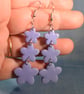 Trio Flower Drop Earrings - Image 8