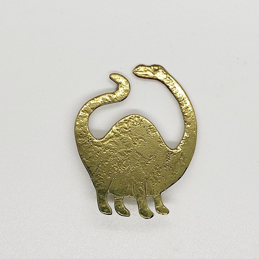 Brontosaurus brooch