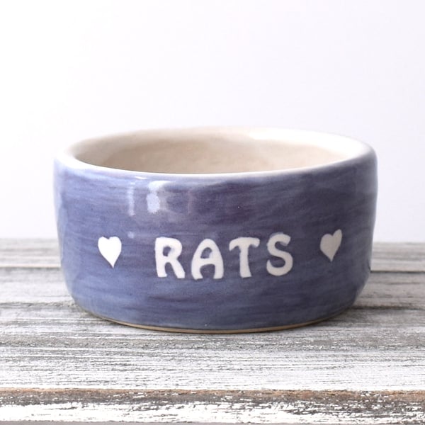 19-404 Pet rat bowl RATS (UK postage free)