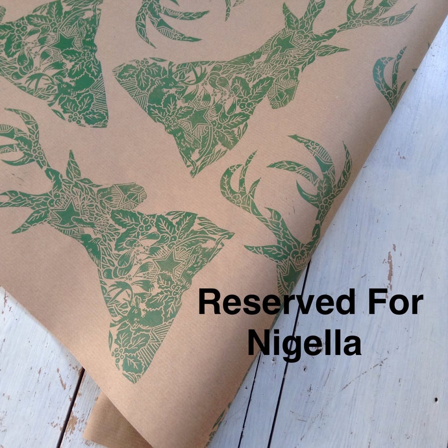 Reserved For Nigella