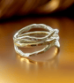 Silver And Gold Wave Ring - Image 3