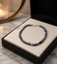 Special Irregular Black Pearl and Sterling Silver Bracelet - Image 2