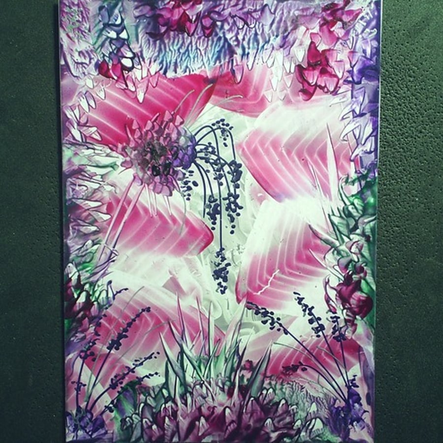 Encaustic original wax painting