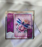 Niece Birthday Card - Dragonfly Floral Peony Handmade Card - Image 8