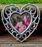 Unique Wall Heart Frame Resin Floral Gothic Spooky Witch Emo