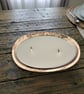 Charcoal Black & Gold Leaf Candle Dish with Candle - Image 3