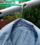 Pale Denim Shirt Peg or Storage Bag - Image 2