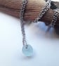 Simple Seaglass Pendant: Palest Blue - Image 2