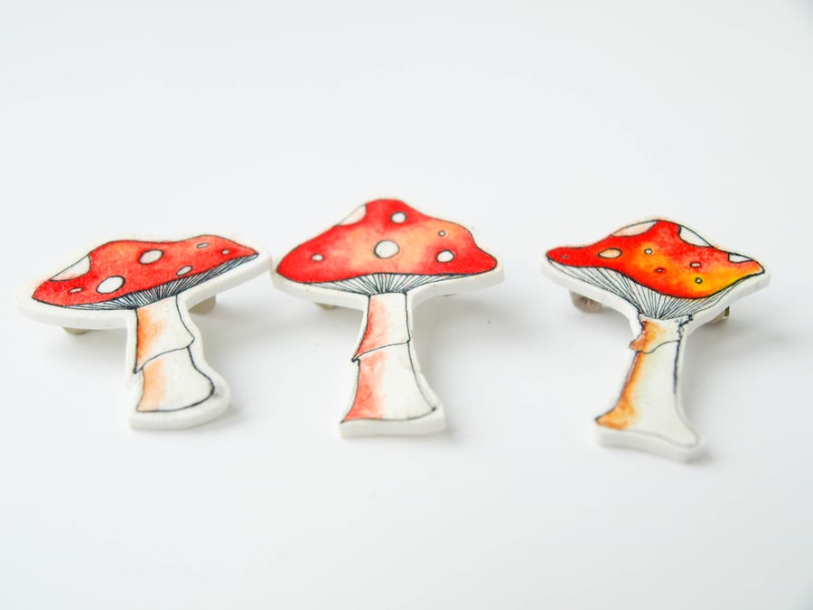 Little Toadstool Brooch