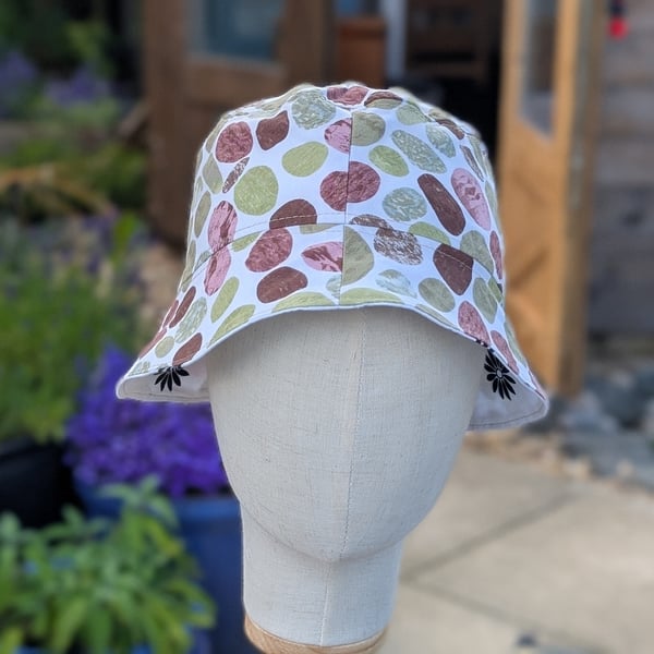 Handmade bucket festival hat.