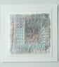 Textile Art with Hand Printed Clover Leaf  - Image 4
