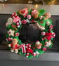 Bucilla Cookies and Candy FINISHED Christmas Wreath