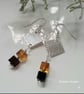 Baltic Amber Cubed Sterling Silver Earrings - Image 2