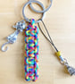 Cat Keyring. Paracord Keyring. Charm Keyring. Handmade In Scotland. Key Fob. - Image 1