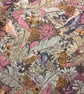 Charming Tropical BIrds Parrots theme Pink Brown Vintage Fabric Lampshade option