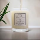 Aloe Vera & Cucumber Candle Medium