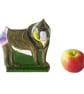 Mandrill Baboon Ceramic Ornament - Handmade - Image 5