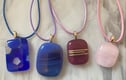 Fused glass jewellery