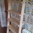 Lean to bookcase ladder shelf