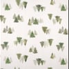Christmas Trees Tablecloth. OVAL  200 x 135cm  4 Napkins