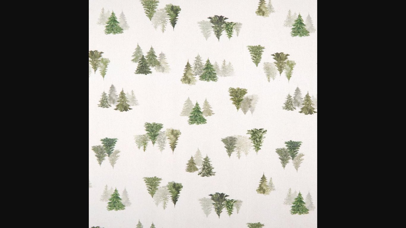 Christmas Trees Tablecloth.  Rectangle  250 x 135cm  