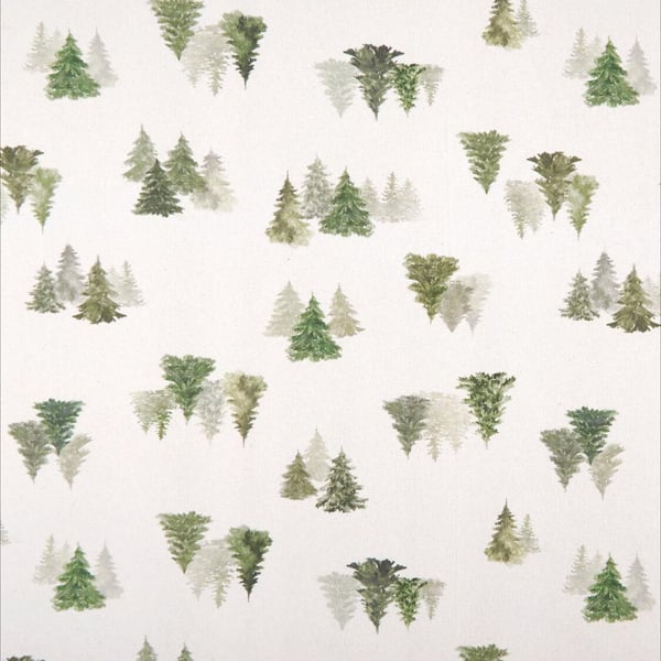 Christmas Trees Tablecloth.  Rectangle  250 x 135cm  