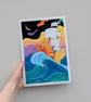 Goldfish Ship A4 Art Print - Image 4