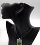 Coming in to Land, Fused Glass Pendant with Sterling Silver Findings - Image 4