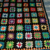Granny square lap blanket (ref F 575)