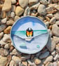 Handmade Sea Glass Penguin Fridge Magnet, Meaningful Coastal Keepsake Gift - Image 8