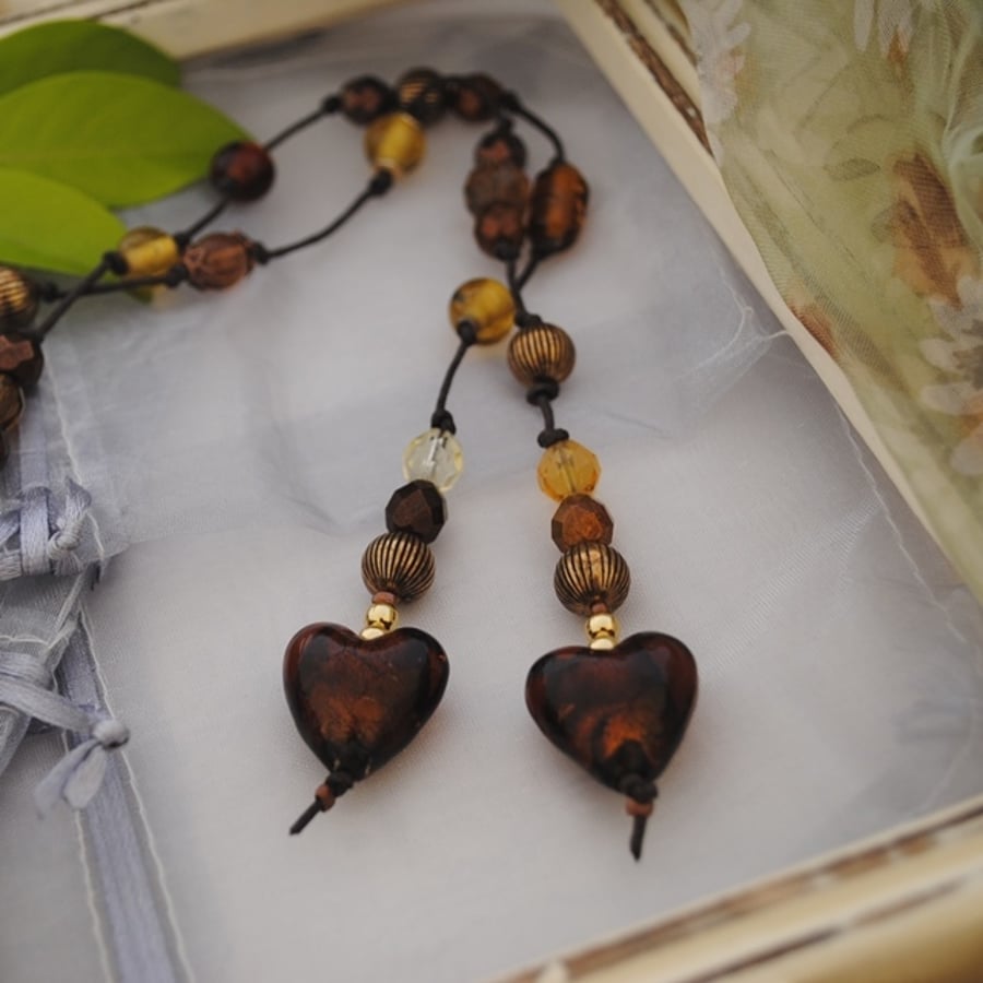 Copper Lariat necklace