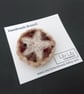 Mince pie brooch, handmade by Lily Lily Handmade - Image 1