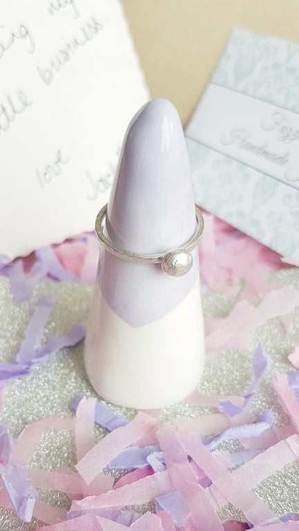 Recycled Sterling Silver Stacker Ring