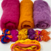 Felt Bowl on a Ball Online Course - Sunset Materials Kit