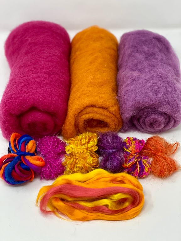 Bowl Kit: Felt Bowl on a Ball Sunset Materials Kit