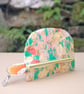 floral zip pouch with swivel clip - Image 3