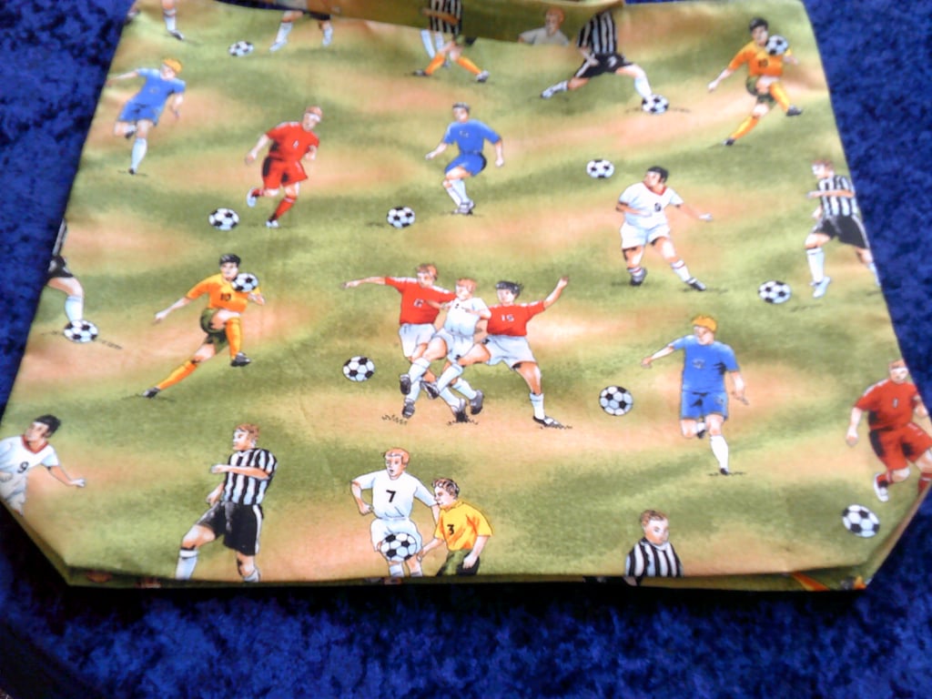 Footballers Fabric Bag