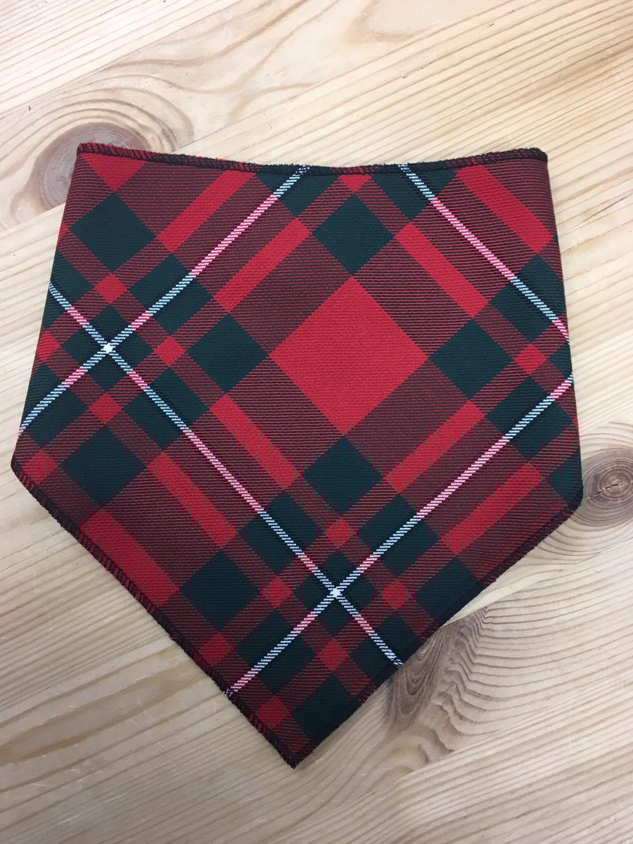 MacGregor Tartan bandana bib, babies