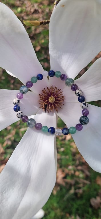 Virgo Zodiac Star Sign Gemstone Bracelet 